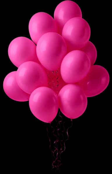 Pink balloons